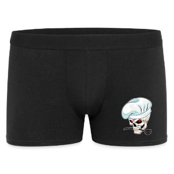 Skull Cooking Cooking Spoon Cooking - Men's Boxer Shorts - black - Front