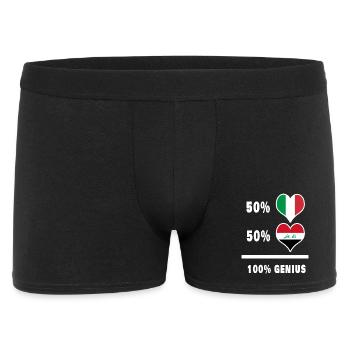 Iraq and Italy 100% fantastic flags - Men's Boxer Shorts - black - Front