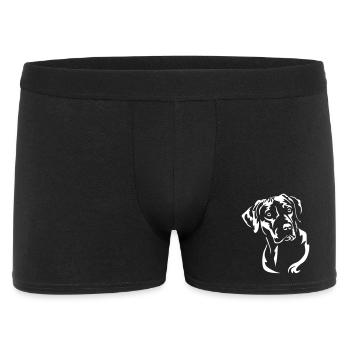 Rhodesian Ridgeback Head "Black Edition" - Men's Boxer Shorts - black - Front