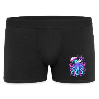 Calmar de poulpe otaku Otaku Kawaii - Boxer Homme - noir - Devant