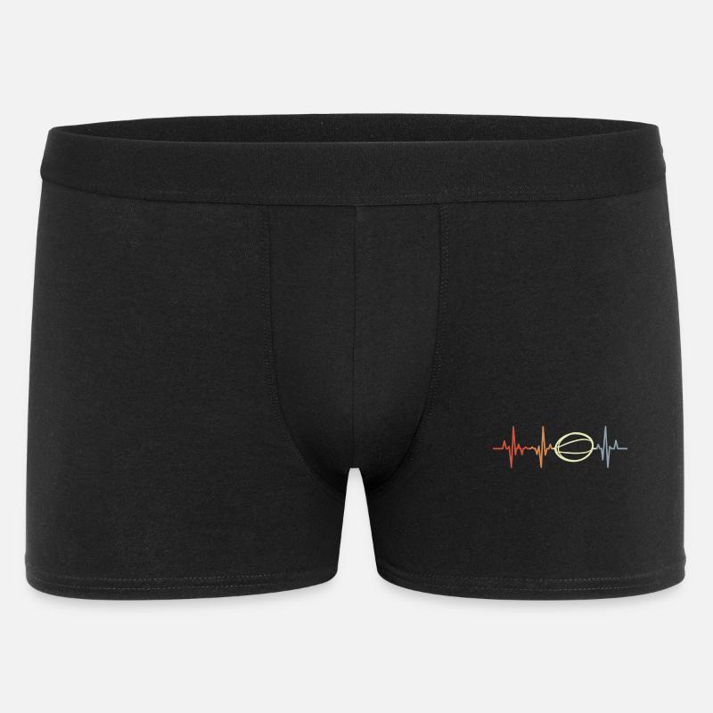 Rugby Heartline - Men's Boxer Shorts - black