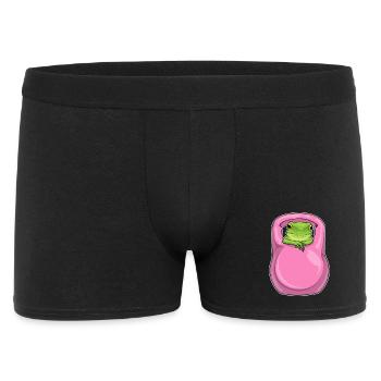 Frog Bodybuilder Dumbbell Bodybuilding - Men's Boxer Shorts - black - Front