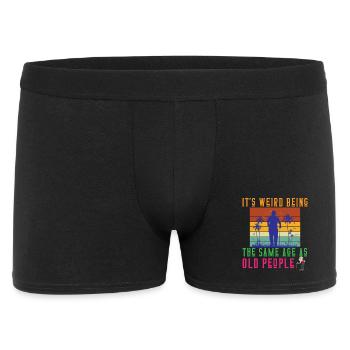 Irreverent Word of Young Elder - Men's Boxer Shorts - black - Front