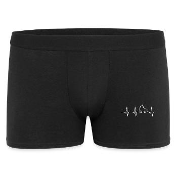 Rollschuhlaufen Herzschlag - Männer Boxer Shorts - Schwarz - Vorne