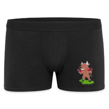 Bodybuilder Bull Bodybuilder Haltères Bodybuilding - Boxer Homme - noir - Devant