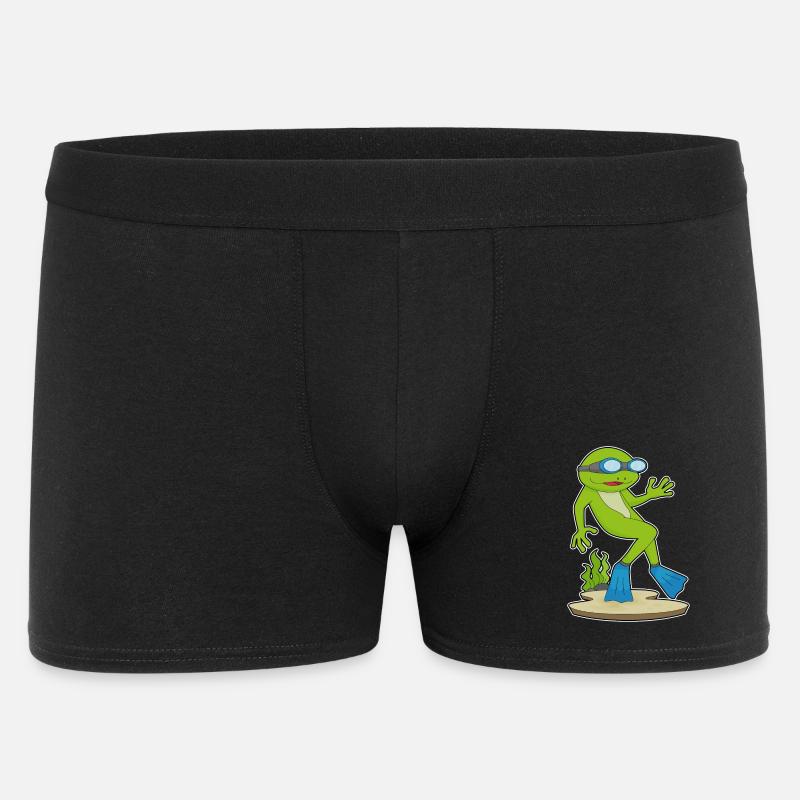 Plongeon de plongée de nage - Boxer Homme - noir