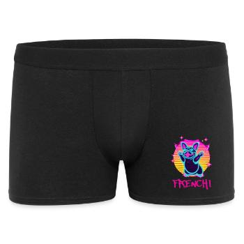 Drôle de Frenchie Dog French Bulldog Synthé - Boxer Homme - noir - Devant