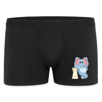 Elephant Chess Piece Tower Chess - Men's Boxer Shorts - black - Front