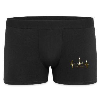 Dortmund Skyline Herzschlag Stadion Fan Dortmunder - Men's Boxer Shorts - black - Front