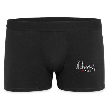 Vienne Skyline Heartbeat Autriche Love Vienne - Boxer Homme - noir - Devant