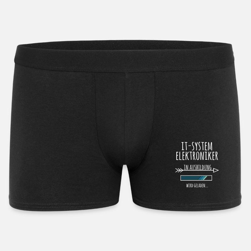 IT-Systemelektroniker Ausbildung Beruf Geschenk - Männer Boxer Shorts - Schwarz