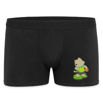 Cat Basketball Player Basketball - Men's Boxer Shorts - black - Front