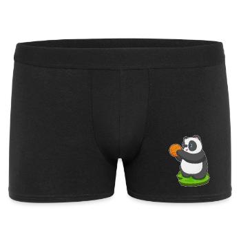 Panda Basketball Player Basketball - Men's Boxer Shorts - black - Front