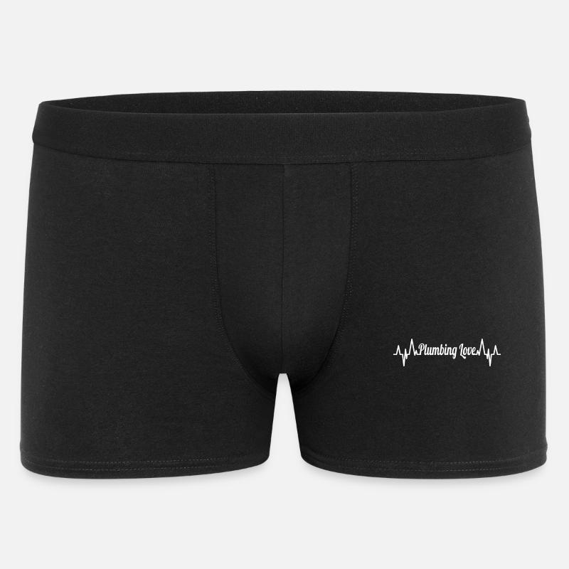 Klempner Herzschlag - Männer Boxer Shorts - Schwarz