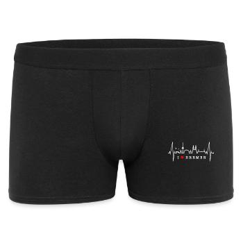 Brême Skyline Brême Heartbeat Fan Heart Love - Boxer Homme - noir - Devant
