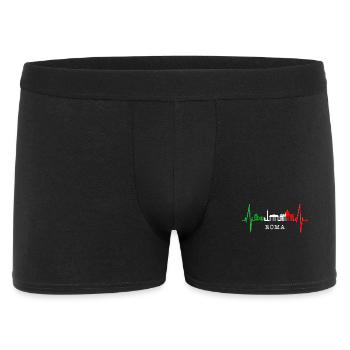 Rome Colosseum Heartbeat Roma Skyline Rome Italy - Men's Boxer Shorts - black - Front