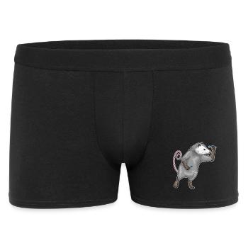 Beutelratte Dart Dartpfeil - Männer Boxer Shorts - Schwarz - Vorne