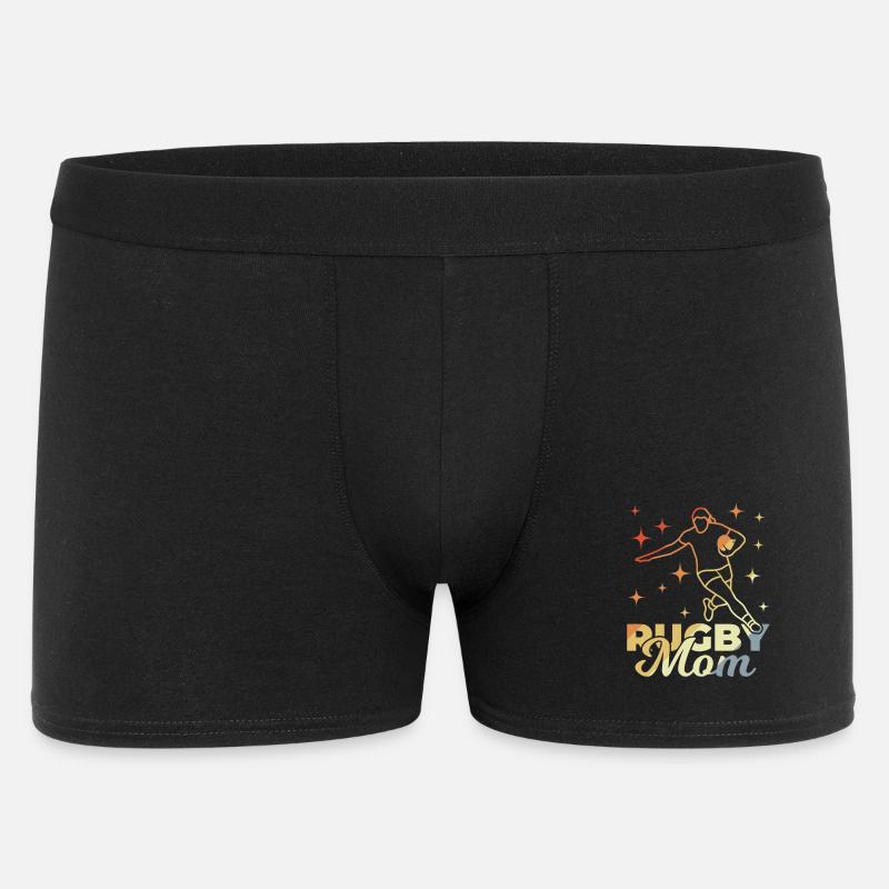 Rugby Mom - Men's Boxer Shorts - black