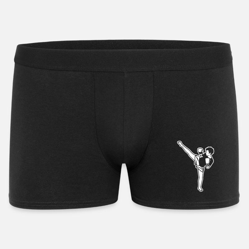 Kidboxer Junge - Männer Boxer Shorts - Schwarz