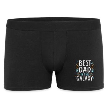 Best Dad in the Galaxy - Men's Boxer Shorts - black - Front
