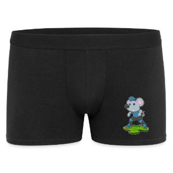 Mouse Inline skating Inline skates - Men's Boxer Shorts - black - Front