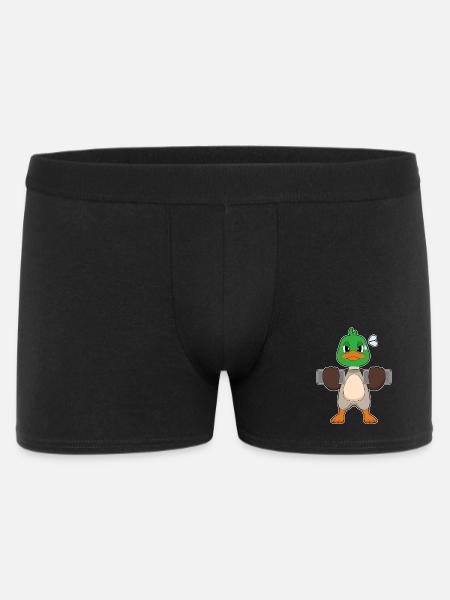 Dumbbells Bodybuilding Canard - Boxer Homme - noir