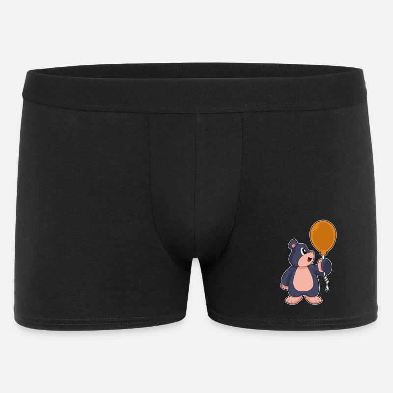Maulwurf Luftballon - Männer Boxer Shorts - Schwarz