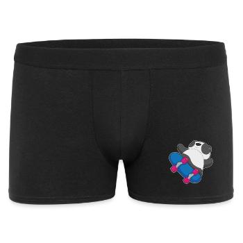 Panda Skater Skateboard Sport - Men's Boxer Shorts - black - Front