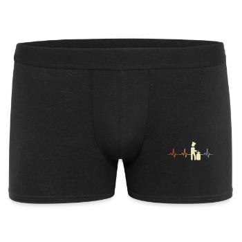 Cooking Stick Figure Heart Palpitations - Men's Boxer Shorts - black - Front