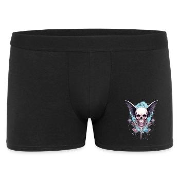 Fairycore Skull Aestethic Fairy Grunge Gothic - Men's Boxer Shorts - black - Front