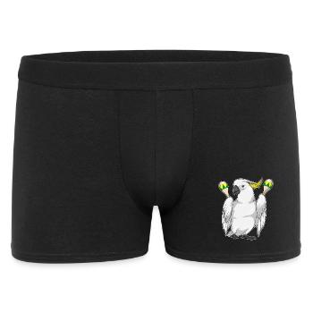 Parrot Musician Rattle Music - Men's Boxer Shorts - black - Front