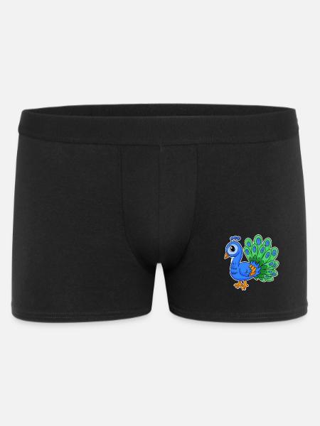 Peacock - Men's Boxer Shorts - black