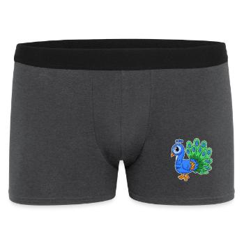 Paon - Boxer Homme - charbon - Devant