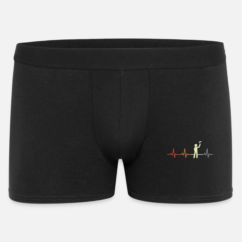 Master painter heart palpitations - Men's Boxer Shorts - black