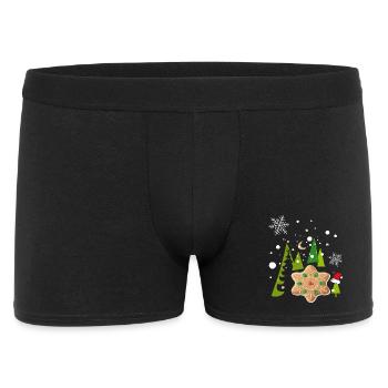 Advent, gingerbread, biscuits - Men's Boxer Shorts - black - Front
