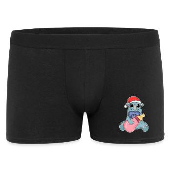 Rhino Baby Christmas - Men's Boxer Shorts - black - Front