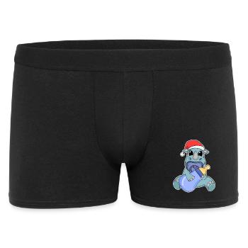 Rhino Baby Christmas - Men's Boxer Shorts - black - Front