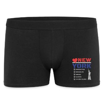 New York City Fünf Bezirke lieben die New Yorker Bronx - Männer Boxer Shorts - Schwarz - Vorne