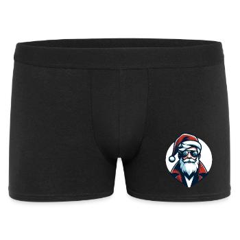 Hipster Santa Claus - Christmas Chic - Men's Boxer Shorts - black - Front
