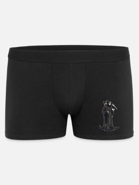 Grim Reaper Halloween Coffee - Men's Boxer Shorts - black