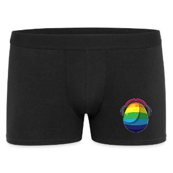 Oeuf de Pâques Musique arc-en-ciel de Pâques - Boxer Homme - noir - Devant