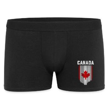 Drapeau du Canada, fierté canadienne - Boxer Homme - noir - Devant