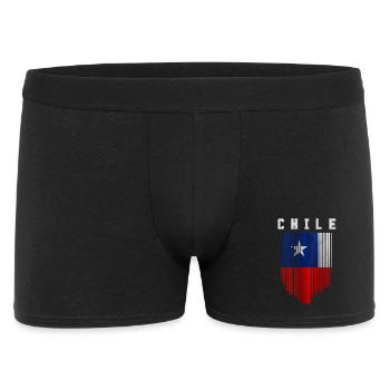 Flag of Chile, Chilean pride - Men's Boxer Shorts - black - Front