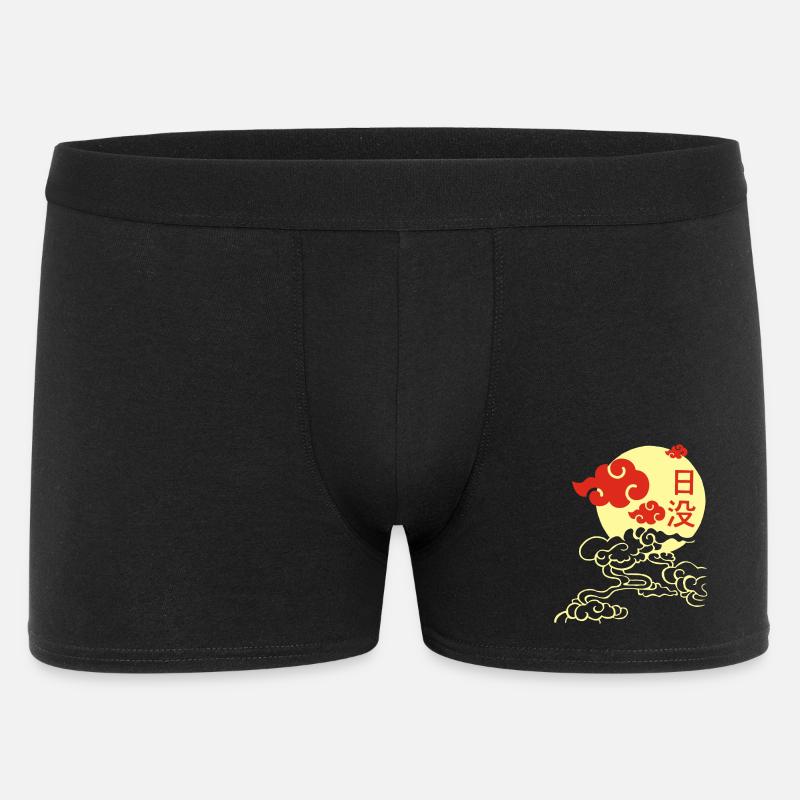 Coucher de soleil manga - Boxer Homme - noir