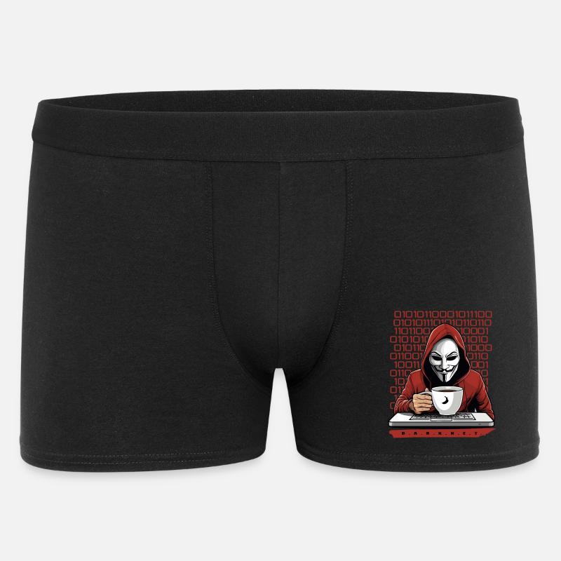 Anonymous Hacker - Men's Boxer Shorts - black