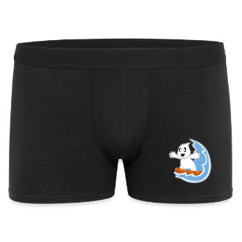 Geist Halloween Surfen - Männer Boxer Shorts - Schwarz - Vorne