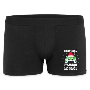 Pyjama de Noël Pour Gamer - Boxer Homme - noir - Devant