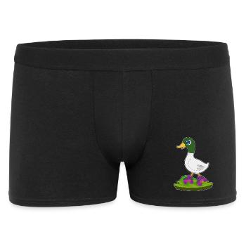Duck Roller Skating Roller Skates - Men's Boxer Shorts - black - Front