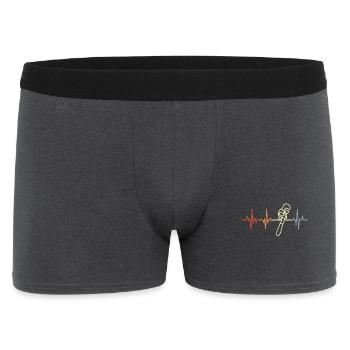 Clé à pipe Palpitations cardiaques - Boxer Homme - charbon - Devant