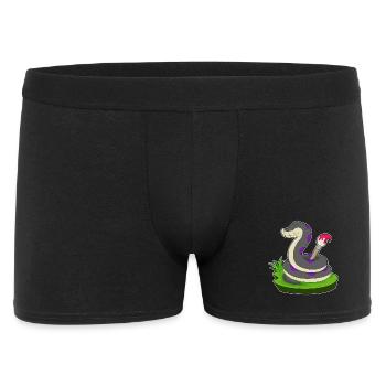 Schlange Maler Pinsel Malen - Männer Boxer Shorts - Schwarz - Vorne